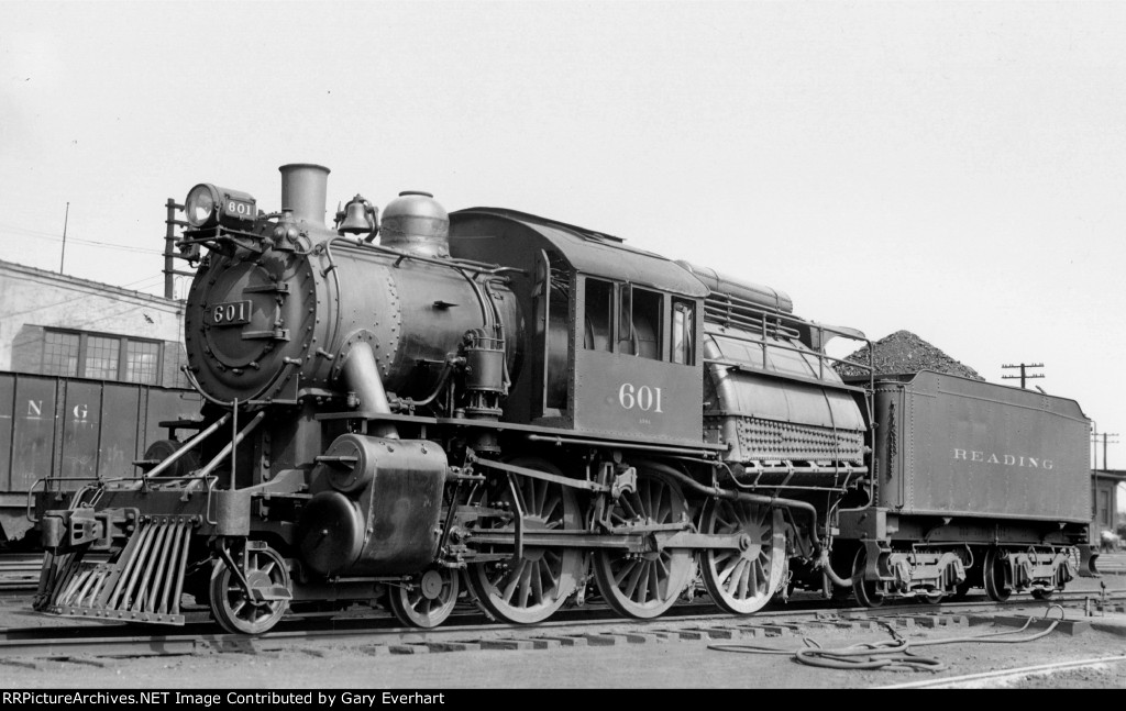 RDG 4-6-0C #601 - Philadelphia & Reading